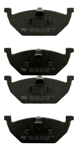 Pastilla De Freno Para Vw Fox Suran Crossfox Saveiro Golf 1