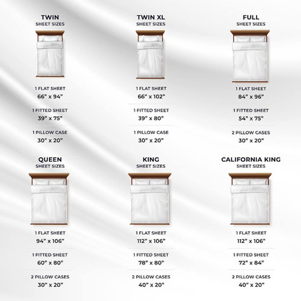 Tribeca Living, Crujiente Y Suave Cotton Percal Solid Sheets 1