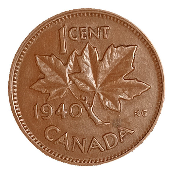 Canadá 1 Cent 1940 Excelente Km 32 Jorge Vi 0