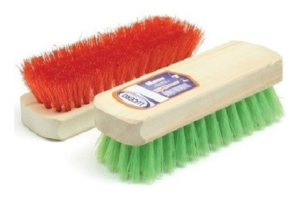Cepillo Cerda Pvc Mango Madera Limpieza X Mayor /24 Unidades 0