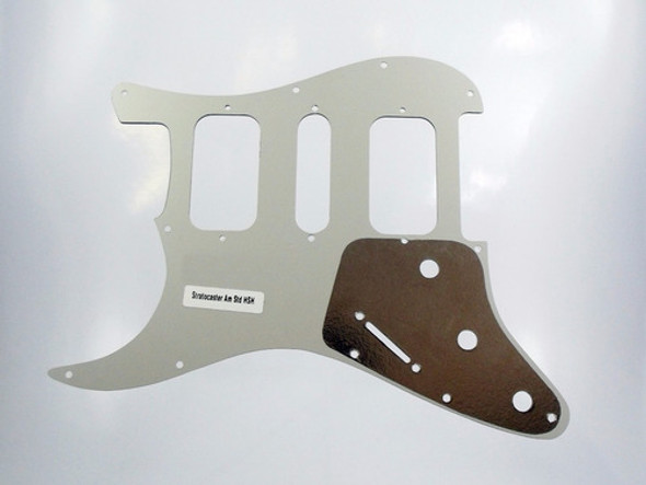 Escudo Guitarra Stratotocaster Am Std H-s-h Espelho Dourado 1