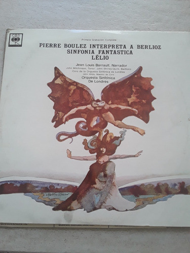 Pierre Boulez Berlioz Sinfonía Fantástica Lpx2 Vinilo Kktus 0