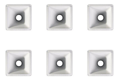 Kit 06 Und Corneta Lente Cone Hard Power 2020 Alumínio 2pol 0