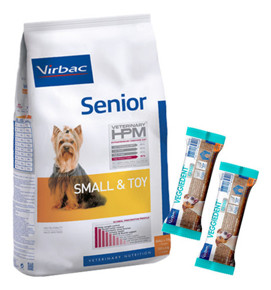 Hpm Virbac Veterinary Perro Senior Toy Y Mini 3 Kg 0