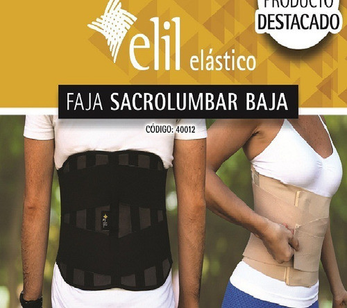 Faja Sacrolumbar Baja Calidad Elil / Moron - V. Urquiza 0