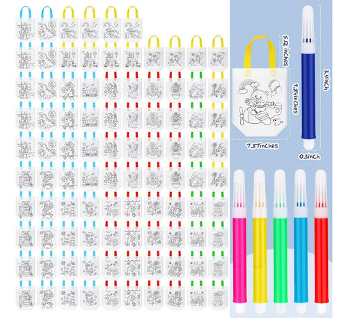 Sorpresitas Packfiesta 288 Bolsas Para Colorear Teletiendauy 1