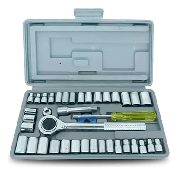 Kit Chave Canhão Catraca 40 Peças 1