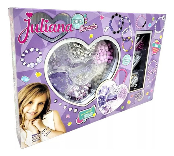 Juliana Set De Bijou Cristal Corazon Diseña Tus Pulseras 1