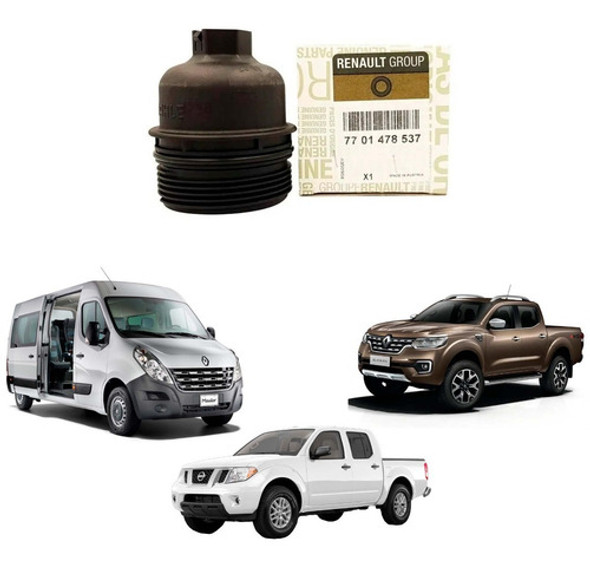 Tapa Filtro Aceite Master 3 2.3 M9t Original Renault 0