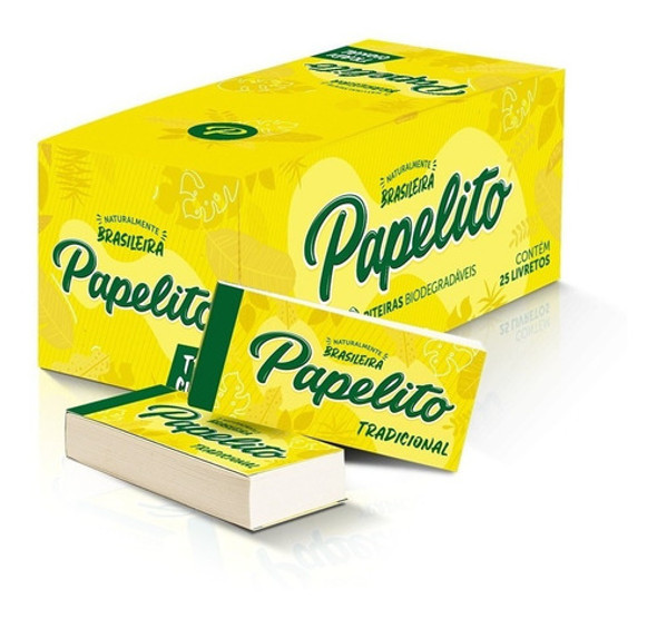 Caixa De Piteira Papelito Tradicional 25 Livretos 0