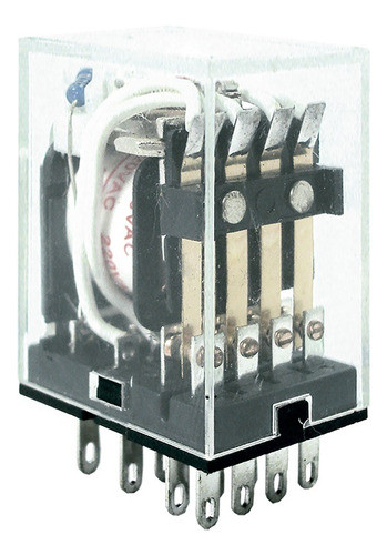 Rele Auxiliar Extraible 4 Polos Bobina 110vca Tbcin 0