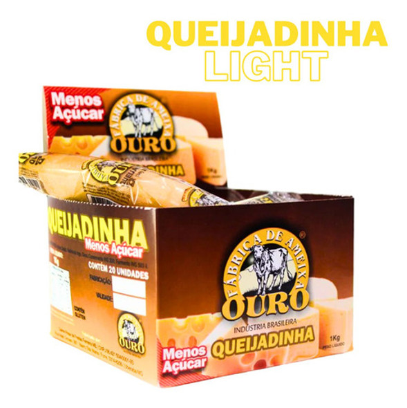 Kit C/02 Doces De Queijadinha Light Menos Açúcar Cx C/20 Un 1