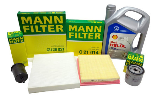 Kit Filtros +aceite Helix Hx8 5w 40suran/golf/virtus/t-cross 1