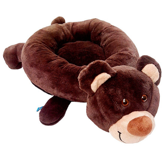 Cama Boia Pet Em Pelúcia Caramelo Willpet - G 0