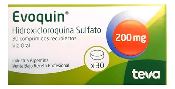 Evoquin® 200mg X 30 Comprimidos | Lab. Teva 0