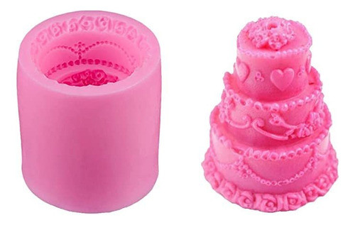 Molde De Vela De Silicona 3d Molde De Jab&oacute;n Hecho A . 0