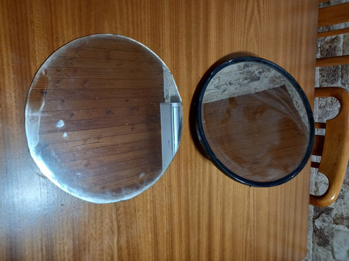 Espejo Puerta Trasera Colectivo Redondo 29 Cm C/espejo De Re 1