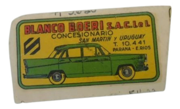 Calcomania Al Agua Siam Di Tella 1500 Agencia Siambretta 0