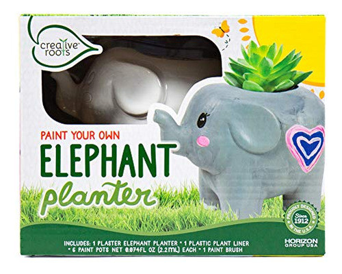Kit Para Pintar: Elefante Incluye Pinturas Acrilicas 0