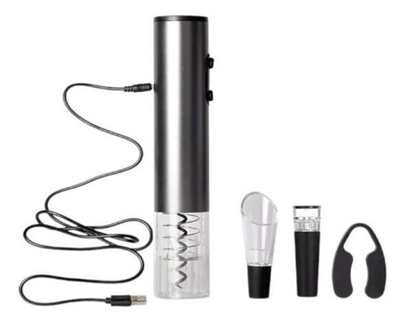 Sacacorchos Destapador Diseño Y Calidad Con Kit Para Vino 0