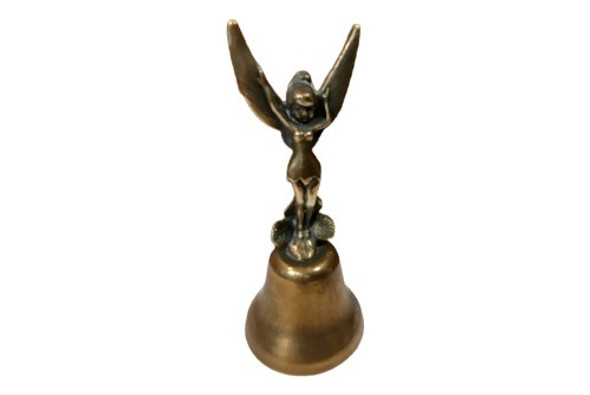 Antiga Sineta Em Metal Figura Da Sininho   - R 11091 0 Antiga Sineta Em Metal Figura Da Sininho   - R 11091 0