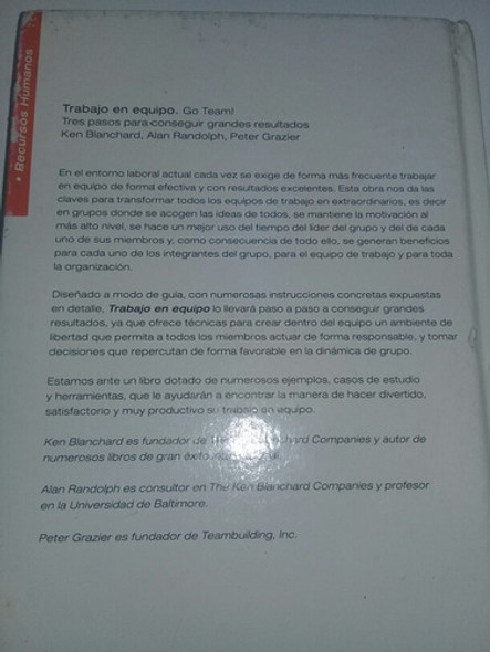 Trabajo En Equipo - Go Team - Blanchard - Randolph - Pa 1