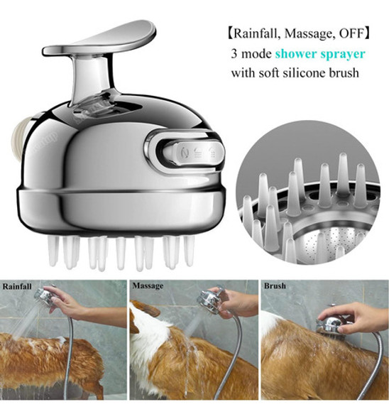 Conjunto De Chuveiro Para Animais De Estimação Com Mangueira 1