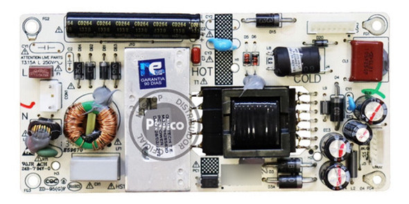 Placa Fonte Para Tv Philco Ph28s63d Mp28s-cj 1