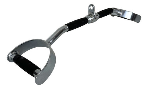 Barra Con Estribo Dorsalera Polea Gimnasio Cromada Maciza 0