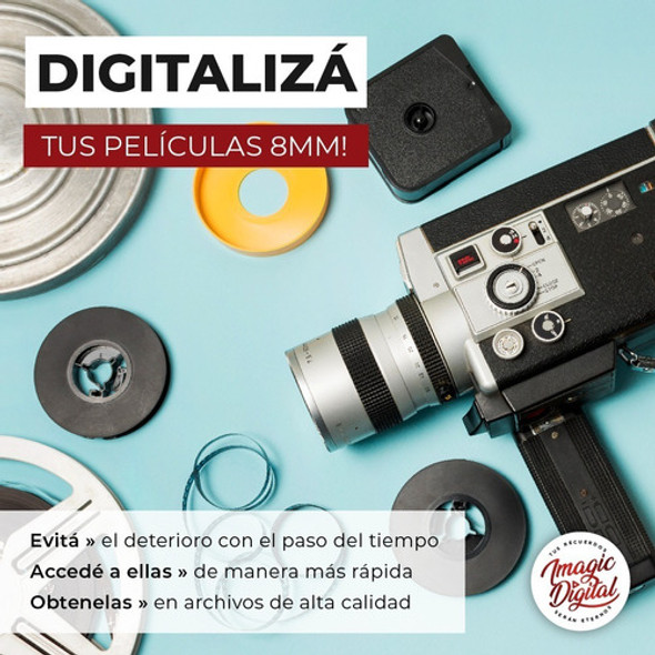 Digitalizacion .vhs,8mm,mini Dv, Super8, 16mm,diapositivas 1