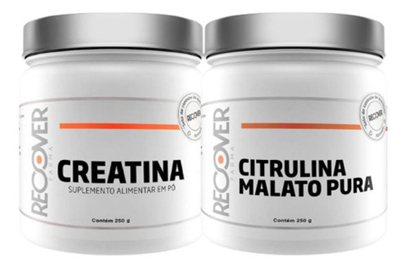 Kit Citrulina Malato 250g + Creatina 250g Pura Importada 0