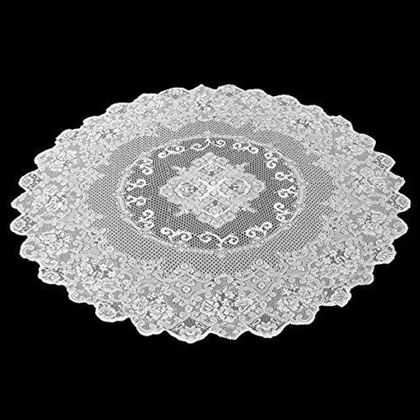Mantel De Encaje 54 Pulgadas Mantel Redondo Con Elegantes Mo 1