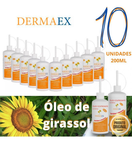 Kit 10 Dermaex Óleo Cicatrizante Tipo Dersani Para Escaras 1