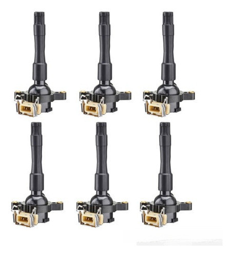 Conjunto De 6 Bobinas De Encendido En El Paquete De Enchufe 0