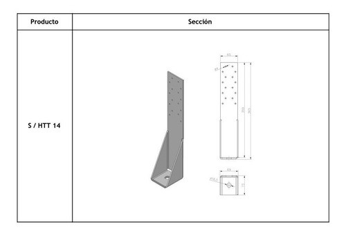 Anclaje S/htt 14 Barbieri Steel Frame 1