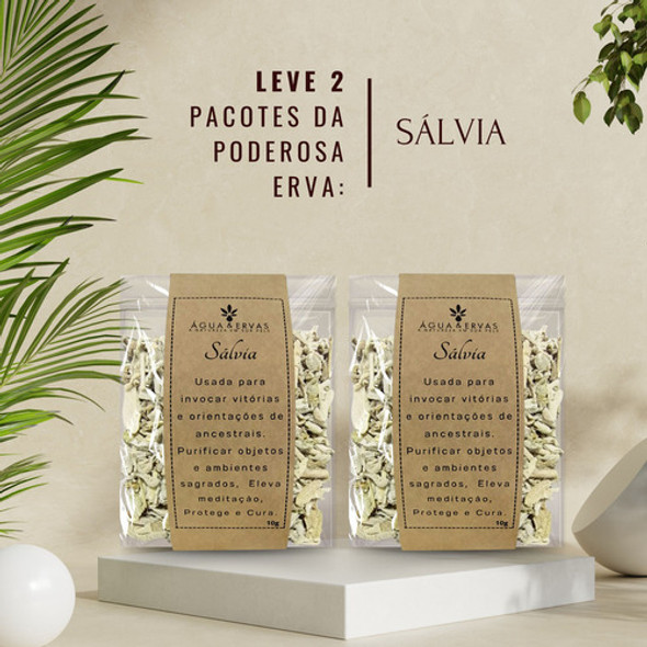 Kit 2 Ervas De Banho/defumação Sálvia Para Corpo 1 Kit 2 Ervas De Banho/defumação Sálvia Para Corpo 1