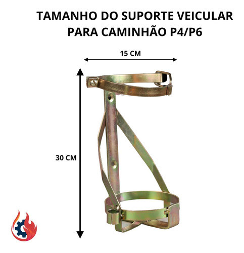 Promoção Suporte Veicular Extintor Para Caminhão 1