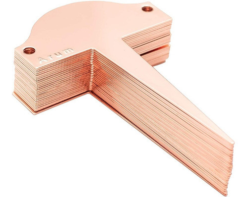 Identificador De Plantas (metal Rosado, Pack De 25) 0