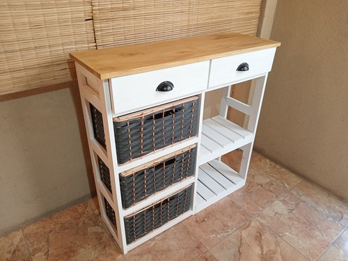 Organizador Con Estantes ,canstos Y 2 Cajones 0