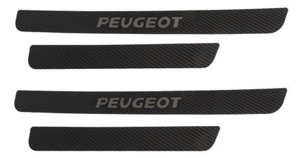 Kit 4 Zocalos Puertas Carbono Peugeot Peugeot 9400jq 0