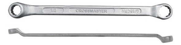 Llave Doble Anillo Crossmaster 165mm Estriada Acodada 0