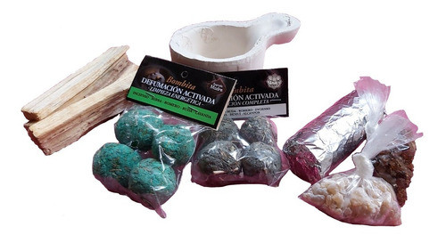 Kit Limpieza Energética Defumacion Sahumador Mirra Incienso 0