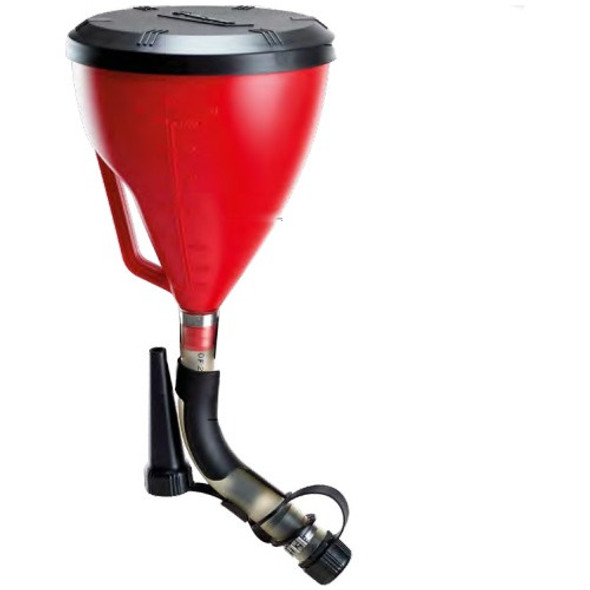 Embudo Para Cargas Moto Grande Polisport Con Tapa Y Manguera 0
