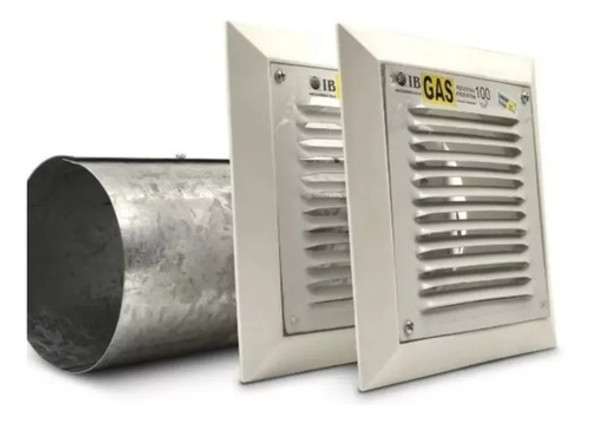 Rejilla De Ventilación Kit Completo 15x15 Aprobada 100cm2i.b 1