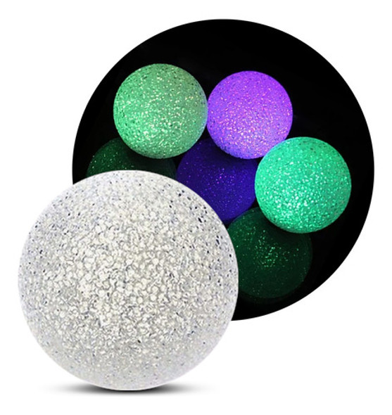 Esfera Vela Led Grande Centro Centro De Mesa Cotillon Lumino 0