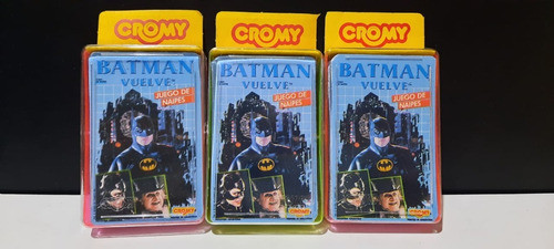 Naipes Cromy Batman Vuelve Original De Época 0