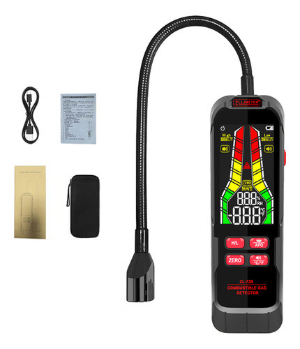 Testador De Gás Gases Portátil Com Medidor De Vazamento De T 0