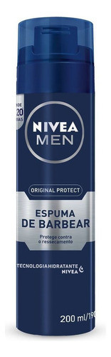 Espuma De Barbear Original Protect Nivea Men 200ml 1