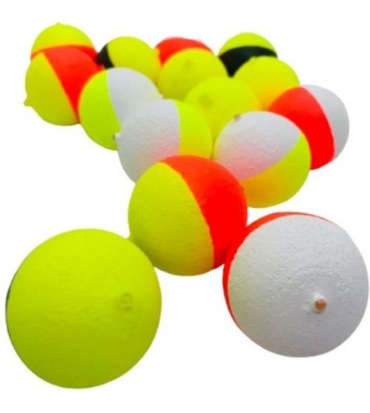 Juego 3 Boyas Espuma Poliuretano Artesanales 35mm Esfericas 0