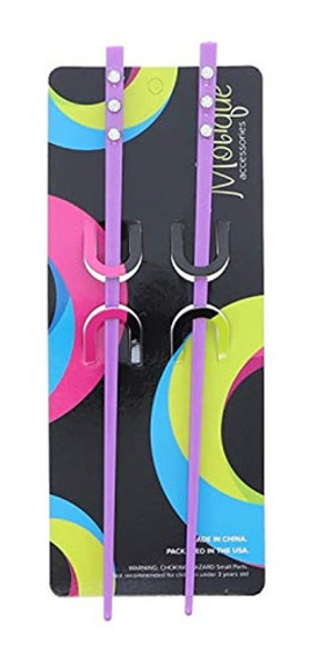 Juego De 2 Palitos Para El Cabello Con 3 Palillos De Diamant 1